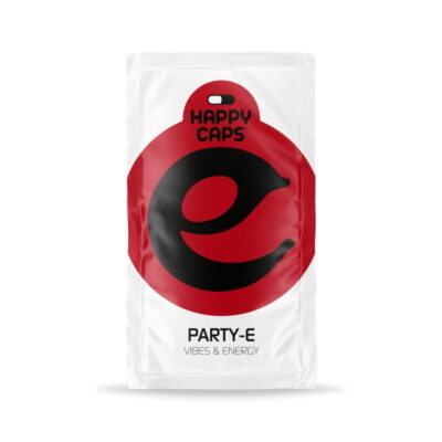 Happy Caps Party-E - Verstärke deine Partystimmung und Energie mit Party-E Kapseln von Happy Caps. Eine natürliche Formel, um dein Partyerlebnis zu verbessern.