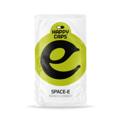 Happy Caps Space-E - Entdecke neue Dimensionen des Bewusstseins und der Kreativität mit Space-E Kapseln. Eine natürliche Möglichkeit, deinen Geist zu erweitern und Inspiration zu finden.