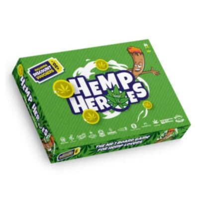 Hemp Heroes Brettspiel - Entdecke die Welt des Hanfanbaus und der Nachhaltigkeit mit dem Hemp Heroes Brettspiel. Lehrreich und unterhaltsam für alle!