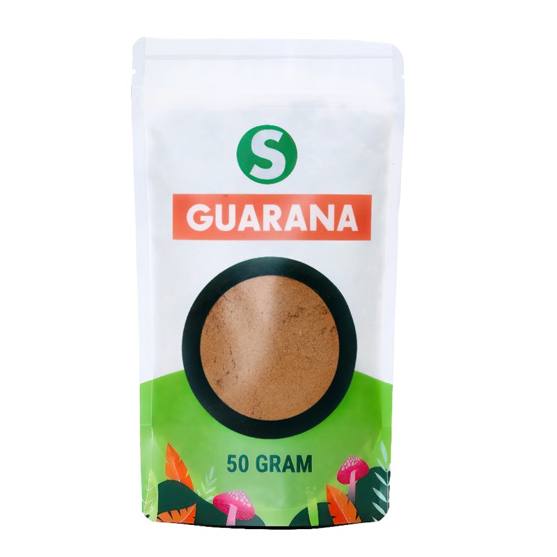 Guarana Pulver von SmokingHotXL mit einem Inhalt von 50 Gramm.