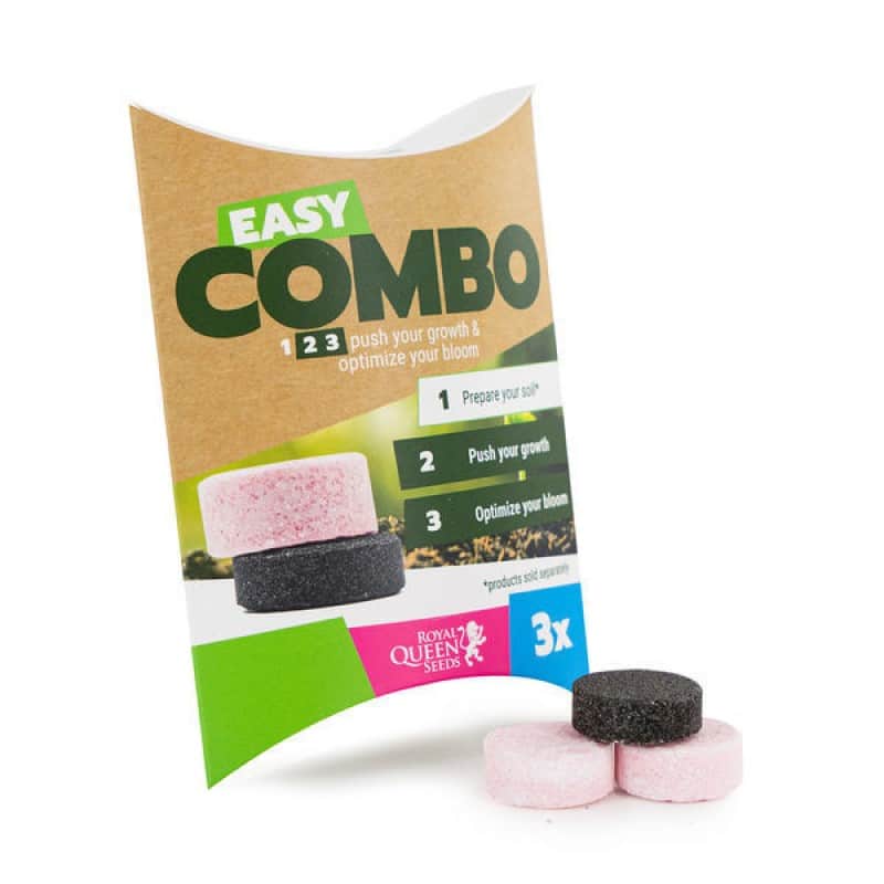 Easy Combo Booster Pack von Royal Queen Seeds - Eine praktische Kombination von Boostern für optimales Cannabishanwachstum. Entdecke die Vorteile des Easy Combo Booster Packs.