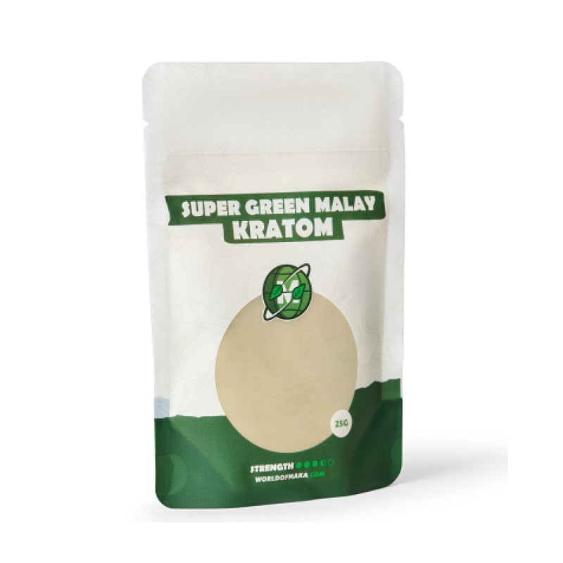 Green Malay Kratom von Maka, eine Premium-Kratom-Variante mit einem Ruf für energetische und stimulierende Eigenschaften. Erlebe die belebende Qualität von Green Malay, sorgfältig von Maka für eine natürliche und kraftvolle Erfahrung zusammengestellt.