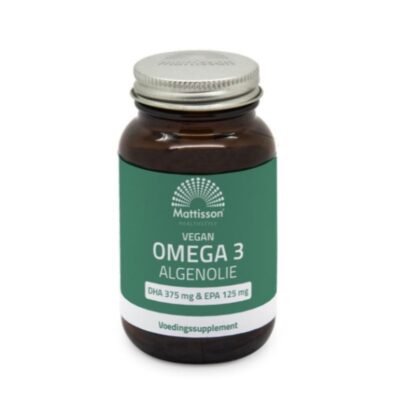 Vega Omega 3 Algenöl von Mattisson mit einem Inhalt von 60 Kapseln