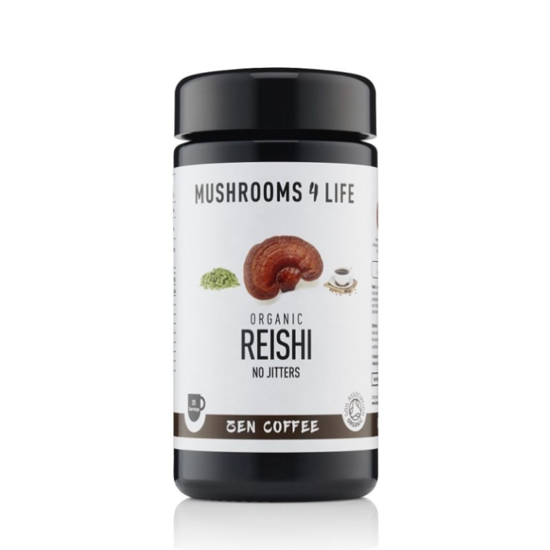 Reishi Zen Kaffee von Mushrooms4Life mit einem Inhalt von 64 Gramm