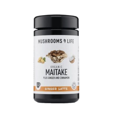 Maitake Ginger Latte von Mushrooms4Life mit einem Inhalt von 110 Gramm.